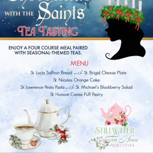 Christmas with The Saints Tea Tasting Event