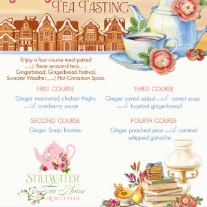 Gingerbread Tea Tasting Event