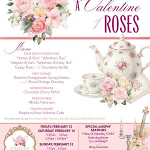 A Valentine of Roses Tea Tasting