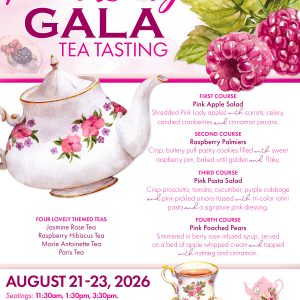 Pink Lady Gala Tea Tasting Event