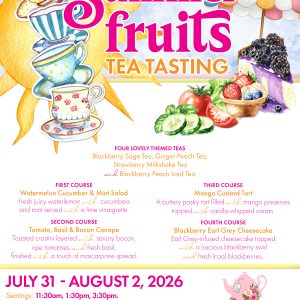Summer Fruit Tea Tasting Event
